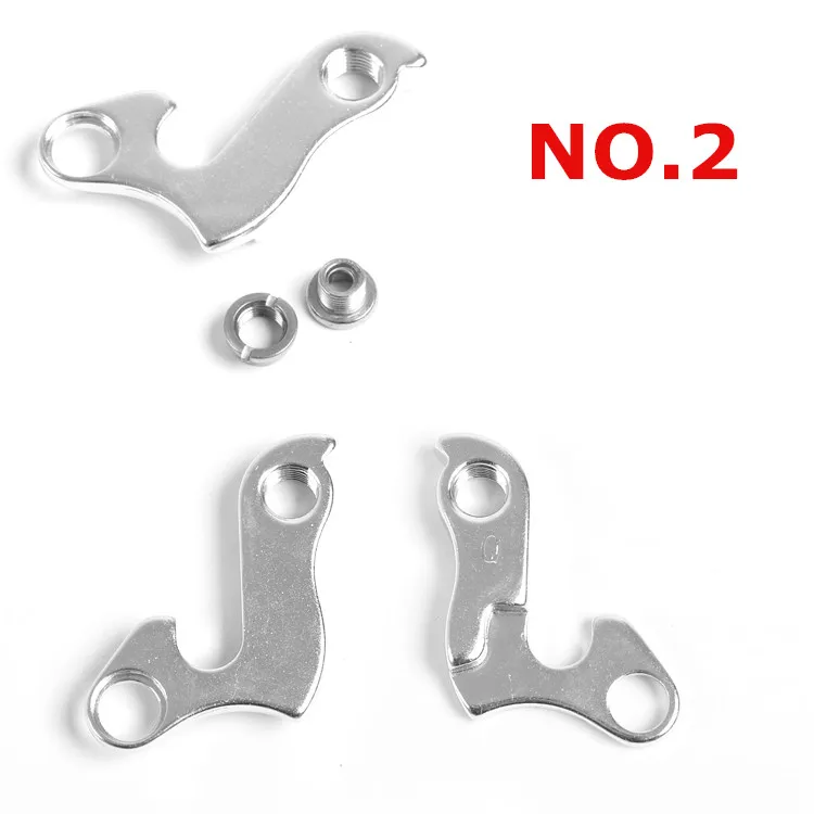 Cheap MTB Mountain Bike Folding Bicycle Rear Aluminum Tail Hook  With Screws Rear Frame Accessories 1