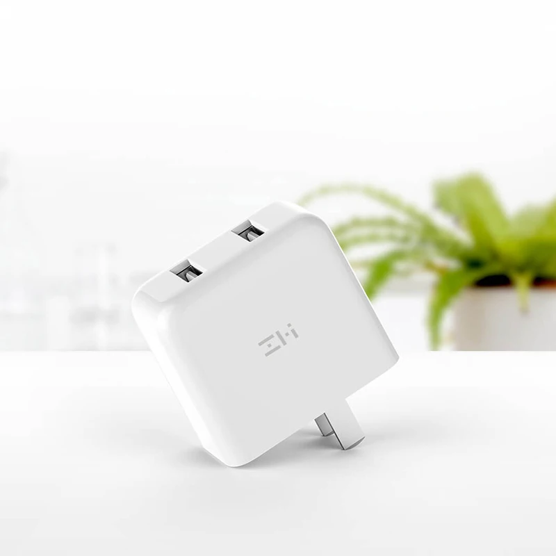 Xiaomi экологическая цепь продуктов ZMI QC3.0 двойной usb-порт зарядное устройство комплект+ 1 м type-C зарядный кабель портативное зарядное устройство