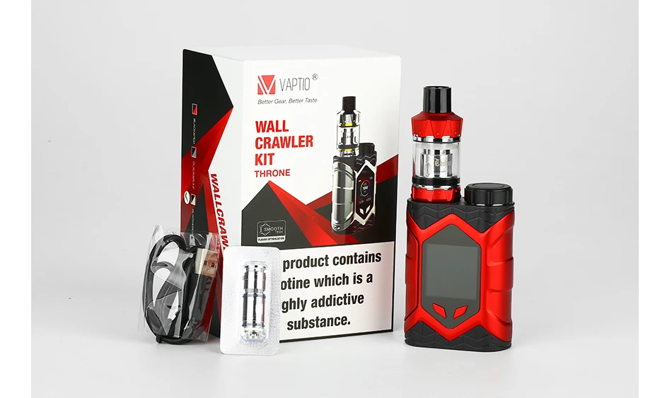 Vaptio Wall Crawler 80W TC Kit with Throne Tank