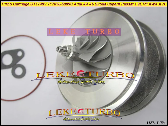 Turbo CHRA Cartridge GT1749V 717858-0005 717858-5009S For Audi A4 A6 Skoda Superb Passat 1.9L Tdi AWX AVF130HP