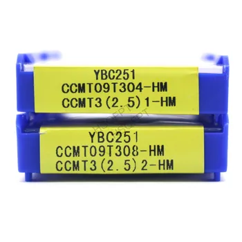 

10Pcs CCMT09T304/08 HM YBC251 Internal Turning Tools Carbide inserts Cutting Tool CNC Tools Lathe tools Lathe cutter