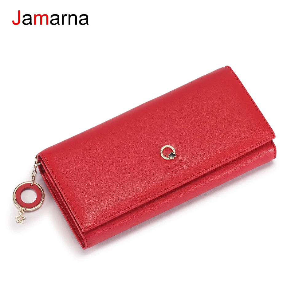 

Jamarna Wallet Female PU Leather Magnetic Closure Women Wallets Clip Coin Pocket Stylish Pendant Wallet Female New Arrival