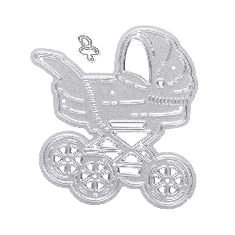 

Baby carriage metal die cutting dies scrapbooking embossing folder suit for sizzix fustella big shot cutting machine