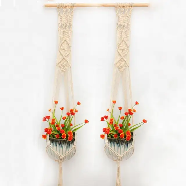 adeeing 2pcs macrame plant