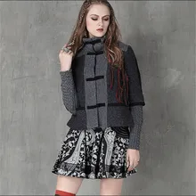 Винтажное зимнее женское пальто, Европейское шерстяное пальто с длинными рукавами, Женская куртка с широким поясом для женщин, зимнее пальто, высококачественное теплое пальто