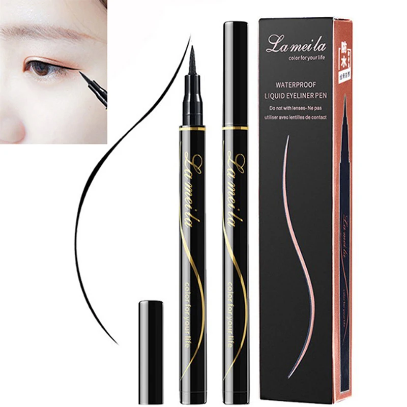 

1 pc Professional Black Liquid Eyeliner Pen Make up Eye Liner Pencil 24 Hours Long Lasting Water-Proof Eyeliner