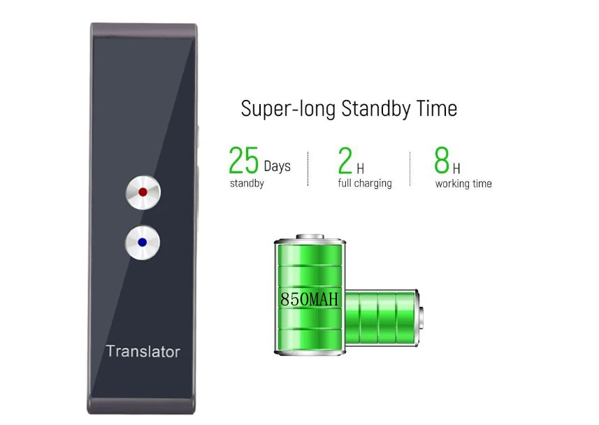 Смарт-мгновенный голос переводчик 40+ языков T8 реального времени нескольких языков речи интерактивные перевод инструмент Bluetooth Портативный