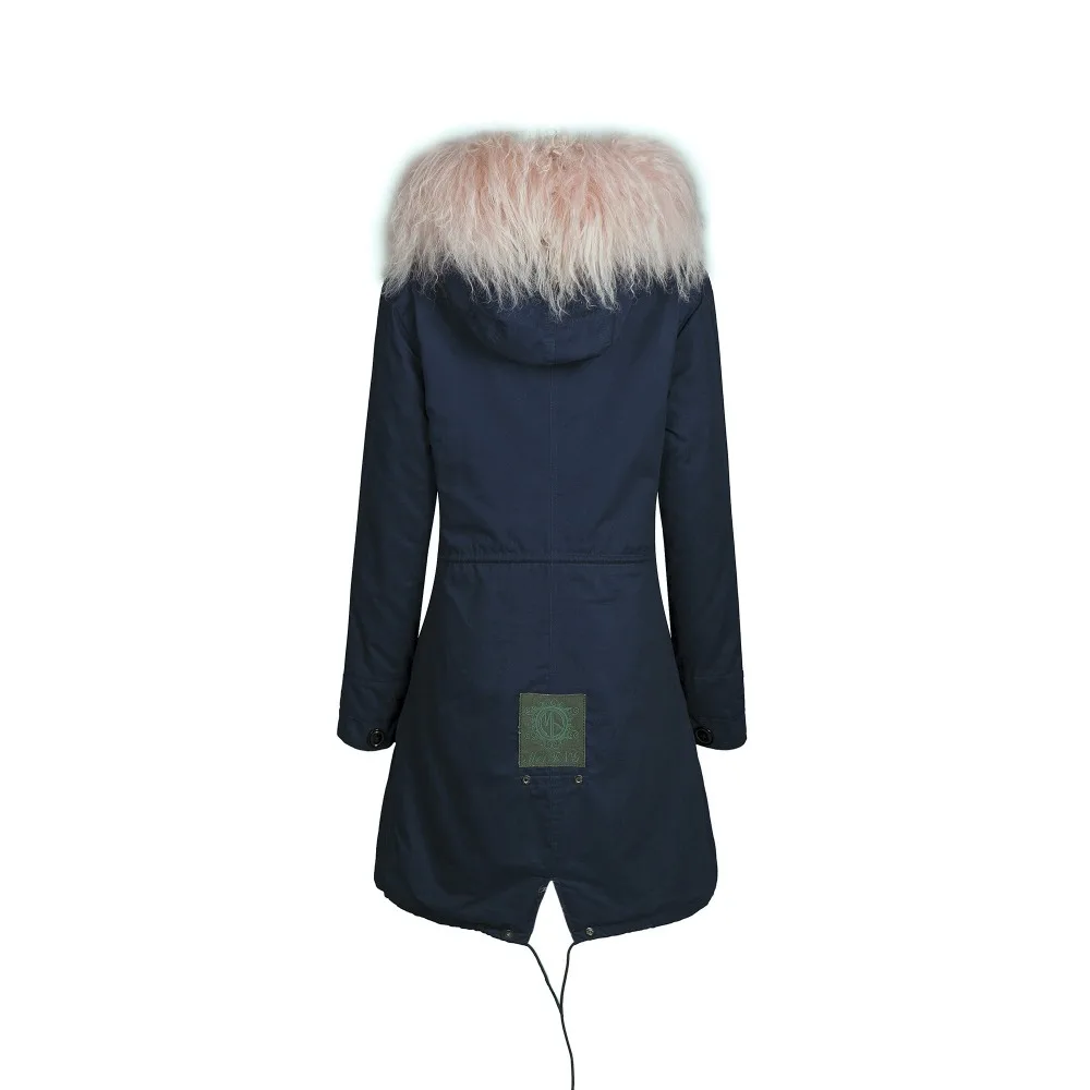 Matelassé Collier Chaud Pc Livraison À M Gratuite Veste Laine Hiver Capuchon Rose Capuche Femmes Manteau Directe 1 Puffer De Usine Parka Fourrure Long q0PfI0wU