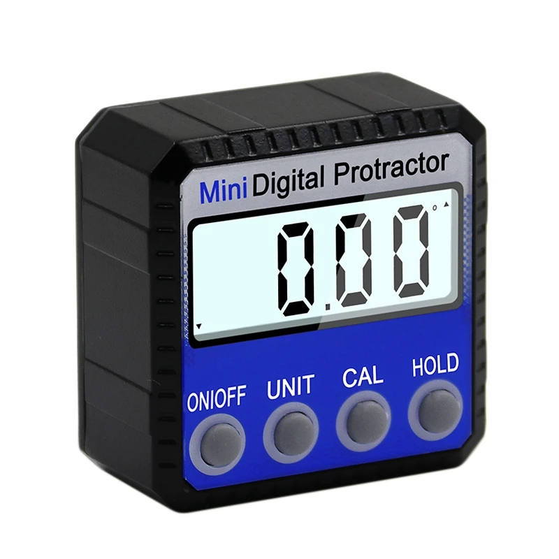  Digital Protractor Inclinometer Level Box Waterproof Angle Finder Measure Bevel Box Goniometer Magn