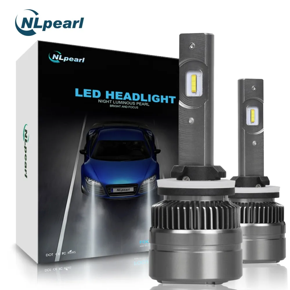 Nlpearl 6000K 16000LM/пара Csp автомобильные лампы Туман H27 880 881 светодиодные лампы для передних фар H4 H7 H1 H11 H3 9012 9005 9006 супер светодиодные лампы 12V