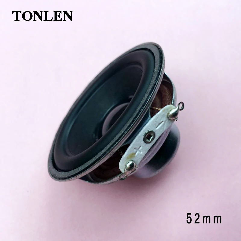 

TONLEN Bluetooth Portable Speaker 52mm Horn 18 Coil Loudspeaker Nonpaper Diaphragm Full Frequency 4ohm 5W Speaker 2pcs/10pcs