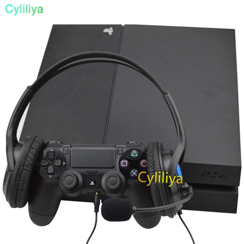 100 Проводные Игровые наушники с микрофоном стерео супер басовый для sony PS4 Игровые приставки 4 геймеров xbox один