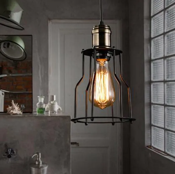 

EuSolis Country Loft Pendant Lights Home Lighting Suspension Luminaire Luminaria Hanglampen Industrial Dining Room Lights Bar 08