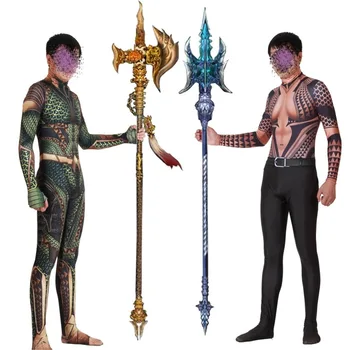 

Aquaman Cosplay Costume Zentai Arthur Curry Orin Superhero Bodysuit Suit Jumpsuits