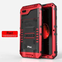 Брендовый металлический алюминиевый бронежилет для плавания водонепроницаемый чехол для iPhone 7/7 Plus водонепроницаемый ударопрочный чехол герметичный пакет сумка