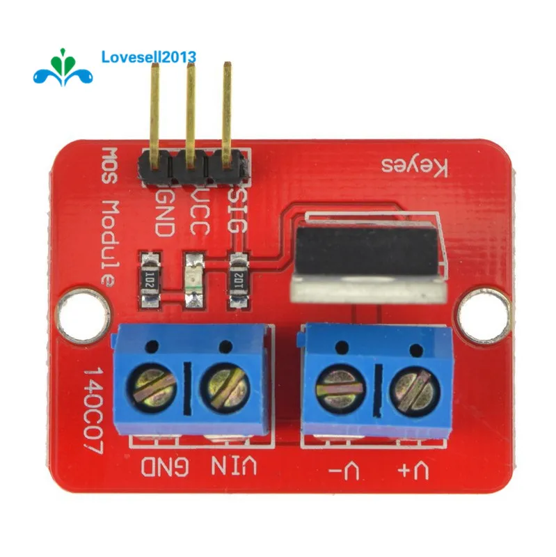 Верхняя кнопка MOSFET IRF520 модуль драйвера MOSFET для Arduino ARM Raspberry pi