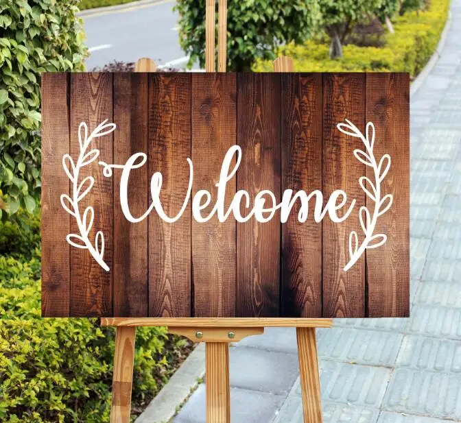 Rustic Welcome Wedding Sign,Wood Wedding Entrance Welcome Sign ...