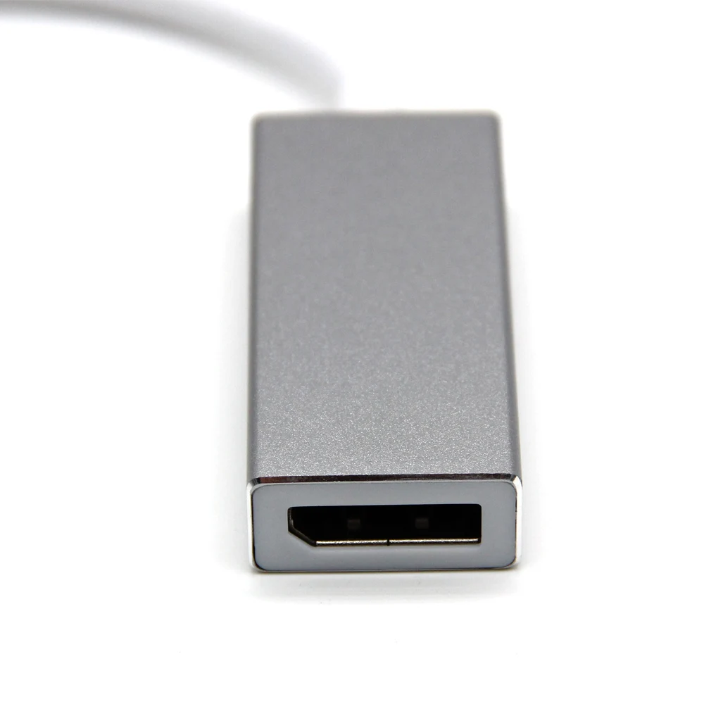 USB C к DisplayPort адаптер 3 1 Тип DP конвертер Поддержка 4K UHD 1080P для Macbook Pro 2015/2016/2017|Кабели