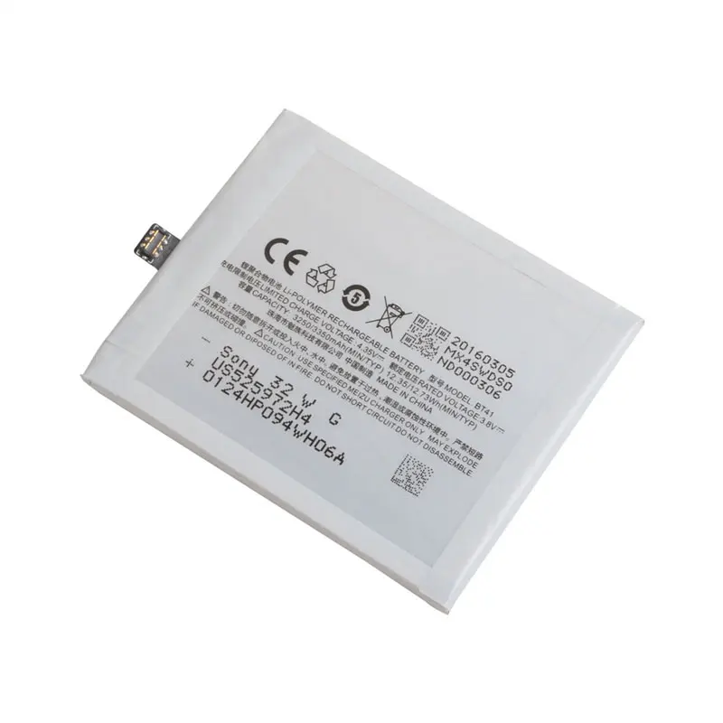 

Original Backup for MeiZu MX4 Pro BT41 Battery 3350mAh Smart Mobile Phone for MeiZu MX4 Pro BT41 Tracking No