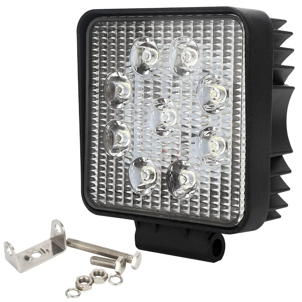 Green L 27W off road led light bar spot flood Lamp Offroad Light Bar