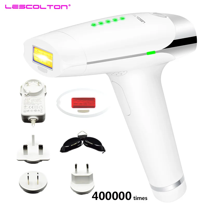 1000000 раз 3 в 1 Lescolton depilador лазерная эпиляция удаление волос для всего тела для зоны Бикини подмышек электрический эпилятор T009S - Цвет: Two lamps t009