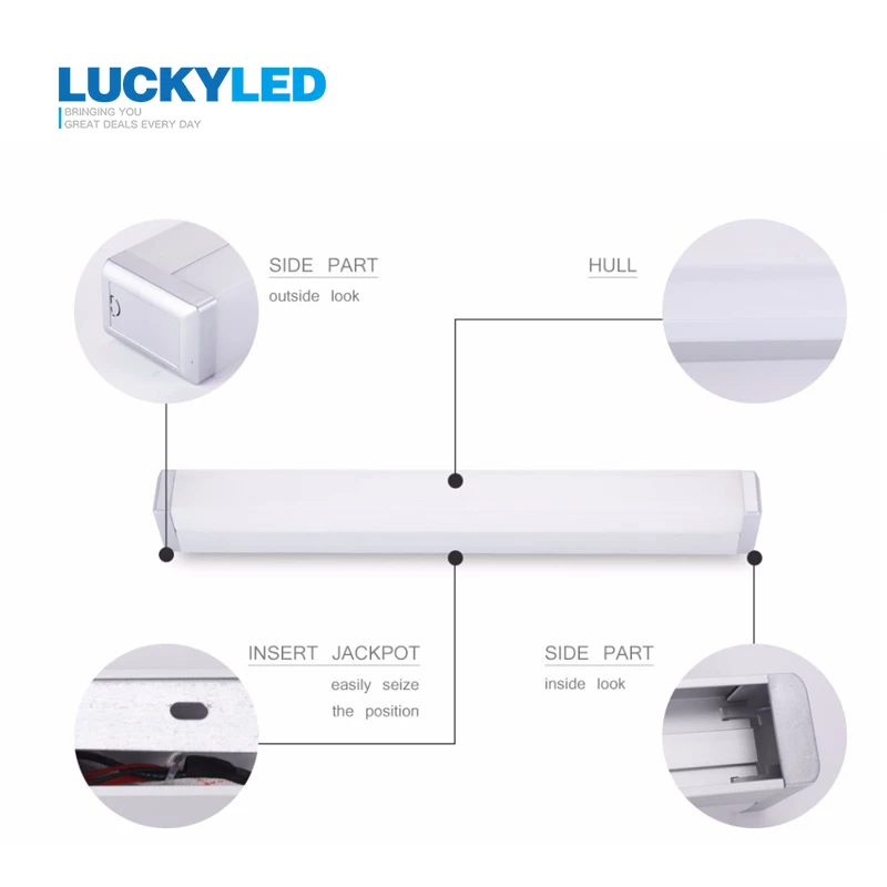 Светодиодный настенный светильник LUCKY для ванной комнаты светодиодный
