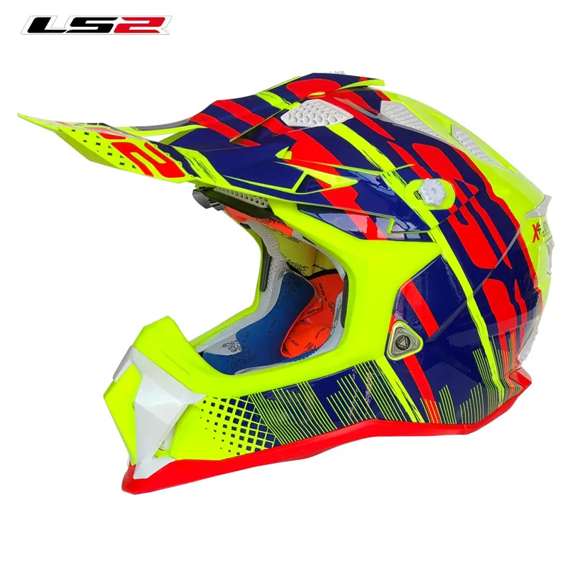 LS2 MX470 subverter moto cross шлем шустрый ATV moto cross off raod гоночные шлемы горные оригинальные LS2 moto rcycle шлемы - Цвет: 5