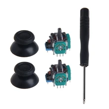 Быстро раскупаемый 1 комплект 3D ось джойстика аналоговый датчик модуля колпачок для пальцев для PS4 контроллер