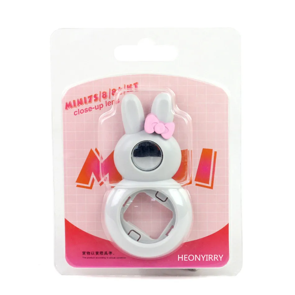 

Compatible Fuji Instax Mini 7S 8 8+9 Close Up Lens Selfie Self-portrait Mirror Cute Rabbit for Polaroid Camera Accessories