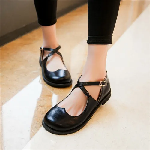 women's t strap mary jane flats