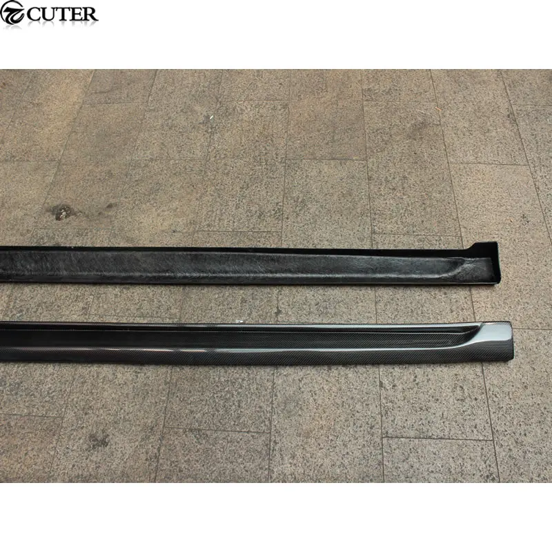 Гольф 7 GTI MK7 карбоновое волокно боковые юбки фартук для VW Golf VII 2014UP|apron|apron skirt |