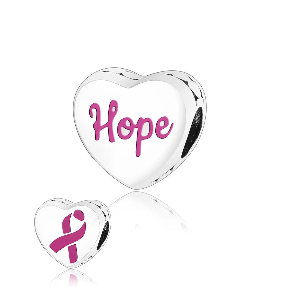 Buy 1 PCS Really 925 Sterling Silver Breast Cancer