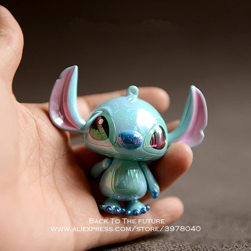 Disney Lilo & Stitch 3 style жемчужный блеск 7 см фигурка осанка коллекция украшений аниме