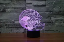 Каролина пантера 3D светодиодный ночник NFL Американский футбол клуб лампы USB Освещение стол Декор прикроватная ночник по сенсорным