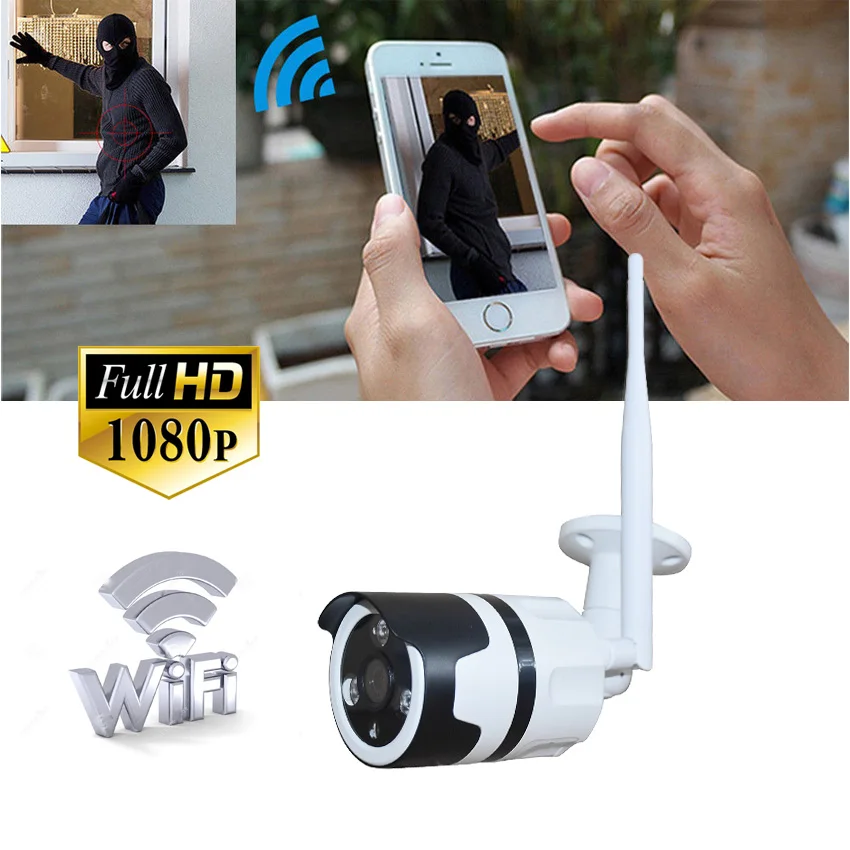 Zjuxin 1080 P WI-FI открытый Камера 1920*1080 Беспроводной IP Камера для вашего дома безопасности iCSee P2P 3,6 мм объектив