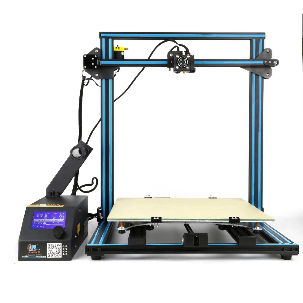 Crealit CR-10 S4 большой размер печати DIY настольный 3D принтер 400*400*400 мм размер печати многотипная нить с подогревом