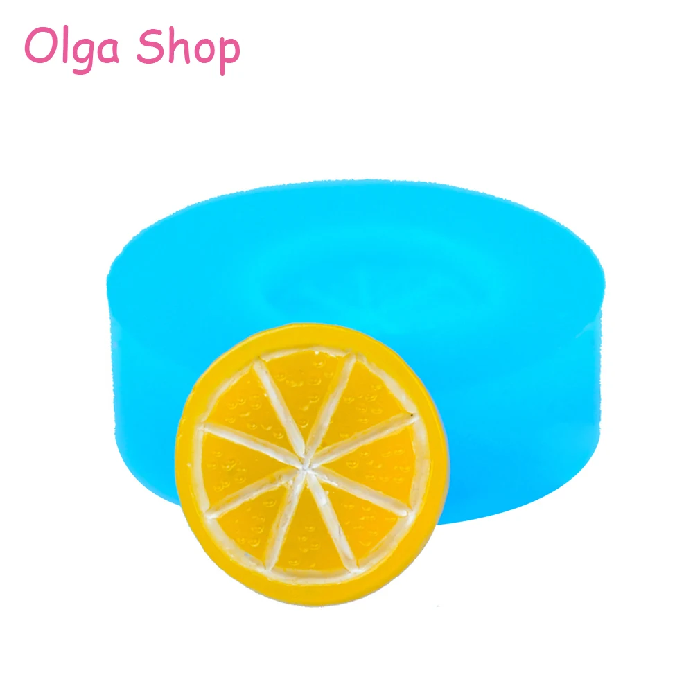 

SYL016 15mm Orange Piece / Slice Silicone Mold - Fruit Mould Miniature Food, Jewelry DIY Handmade, Resin, Cookie Biscuit Mold