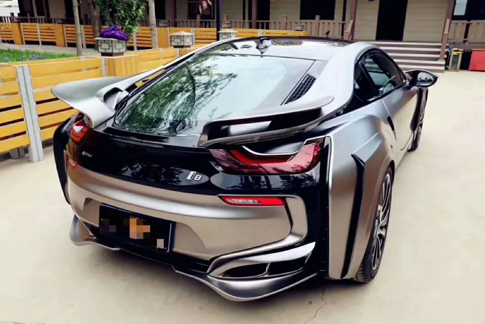 Frp Auto Car Bodykit I8 Front Bumper Wheel Fender Bodykit For Bmw I8 Body Kits 2014 2015 2016 2017 2018 2019 Body Kits Aliexpress