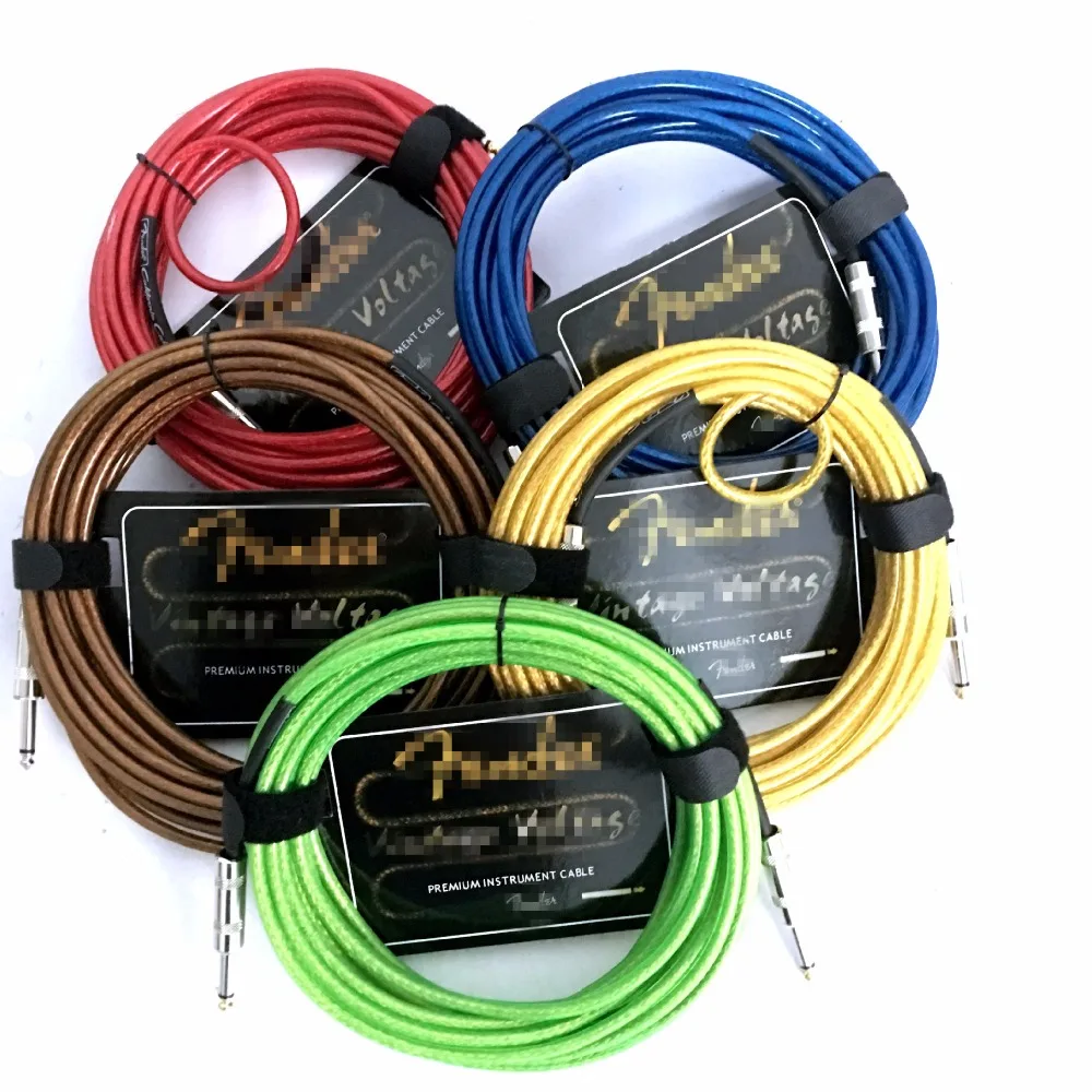 FD Transparent Electric Guitar Bass Speaker Cable GS 043in Guitar Parts & Accessories from