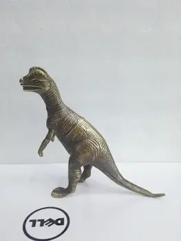 

SUPERB BRONZE STATUE DINOSAUR ZODIAC COLLECTABLE OLD DECORATION