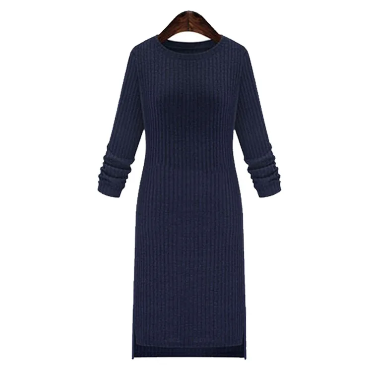 Women's Dress Ribbed and thickened slim Dresses | Женская одежда