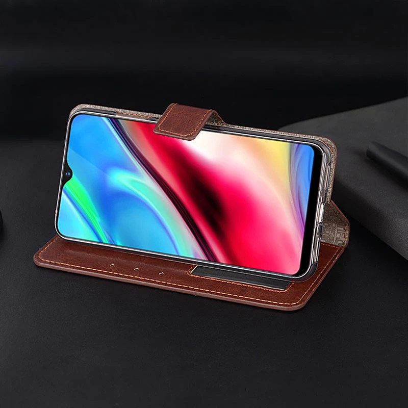 ДЛЯ Vivo Y93 Y93S чехол 6 2 дюймов Роскошная фоторамка ретро кожаный флип кошелек s для