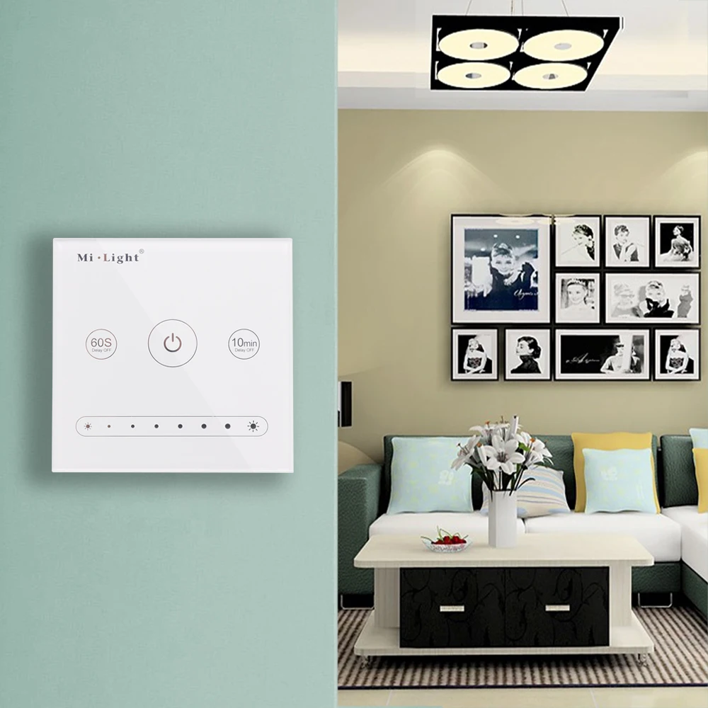 

Mi Light L1/L4/LS4 Smart 2.4G Wireless Remote Dimming Panel Controller 0-10V Led Dimmer Controllers For Led Bulb Strip Light
