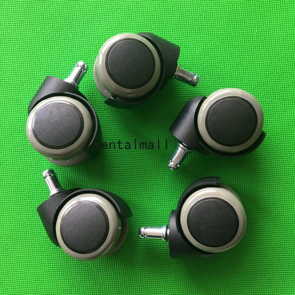 5pcs Dental Chair Rubber Replacement for Swivel Wheel Office Chair