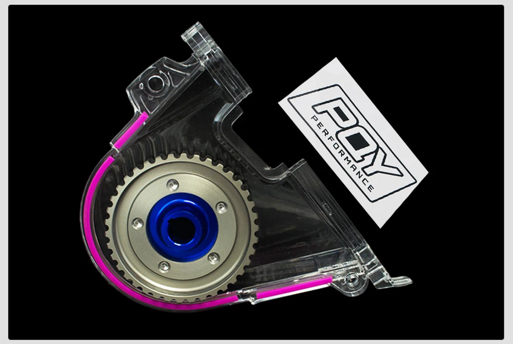 VR RACING-алюминиевый Cam gear+ PQY Cam Крышка для 92-00 Civic D16Z D16Y VR6542B+ 6337