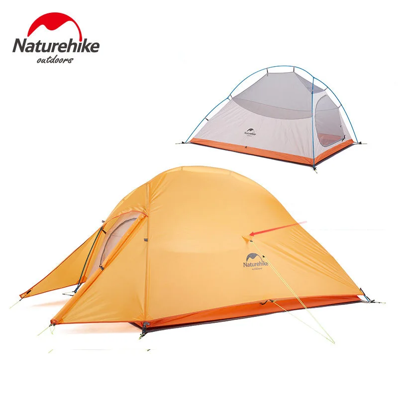 Naturehike Cloud Up Series 1 2 3 человека Сверхлегкий тент оборудование для кемпинга нейлон