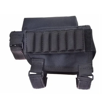 

Adjustable Bullet Pouches Multi-functional Portable Tactical Butt Stock Rifle Cheek Rest Pouch Bullet Bag New