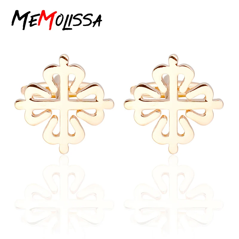 Memolissa новые высококачественные мужские свадебные запонки из розового золота