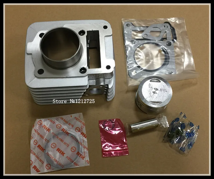 Motorcycle cylinder YBR125 JYM125 Engine cylinder Piston size 54mm