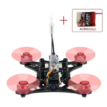 Mini FPV RC Racing Drone With FRSKY AC800 Receiver 90GT PNP 4CH Brushless 800TVL Camera KingKong Quadcopter F19933